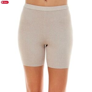 NWT WAYF 98 Ribbed Knit Lounge Shorts | Beige Neutral | Size 3X